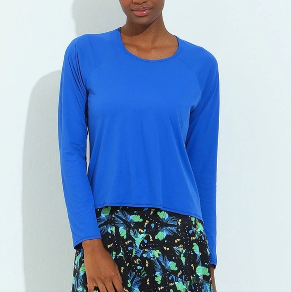 Danajo Elegant Blue Long Sleeve Tee - Picture 1 of 5